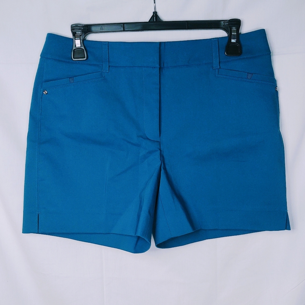 NWT WHBM The 5" Short Sz 4 Petrol Blue